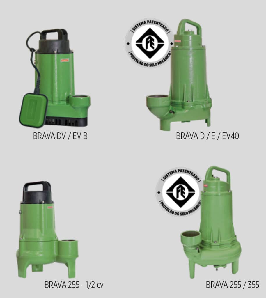 Motobombas Submersíveis Série Brava
